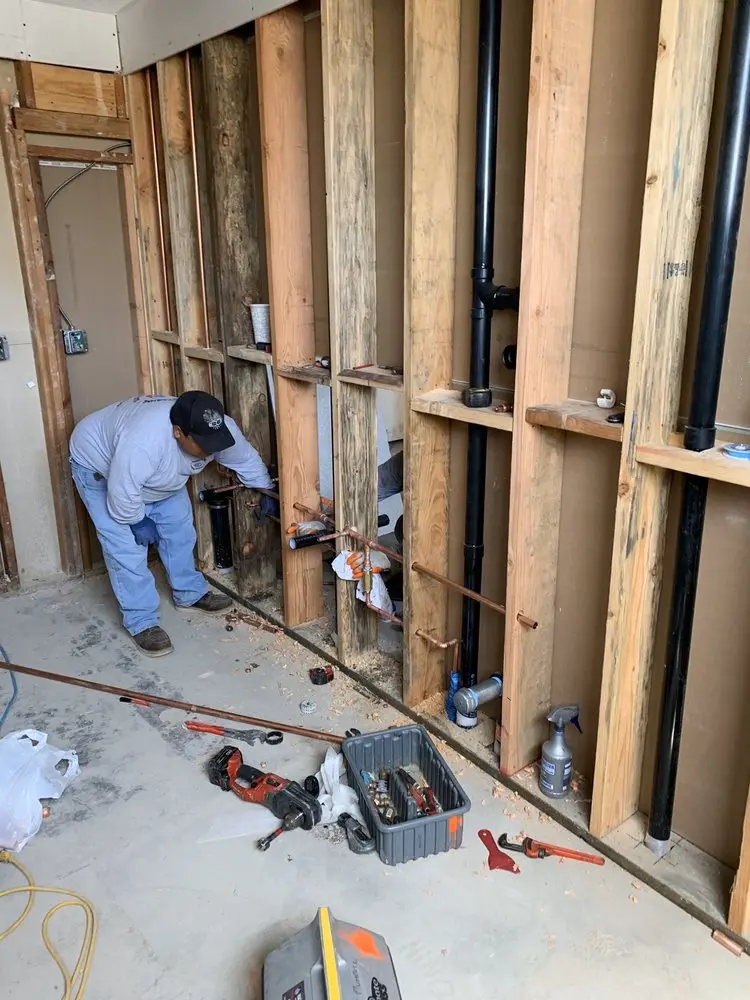 Commercial rough-in plumbing for Gas Line Repair in Greenlawn